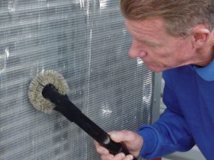 Step4 Air-Care service tech cleaning home air system