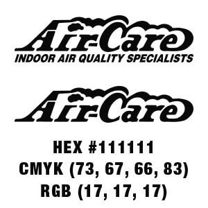 Air-Care Black Logo on White