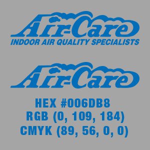 Air-Care Blue Logo Over Grey
