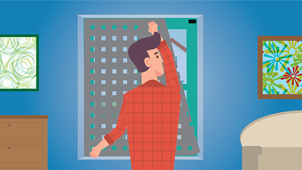 solar shield screen illustration