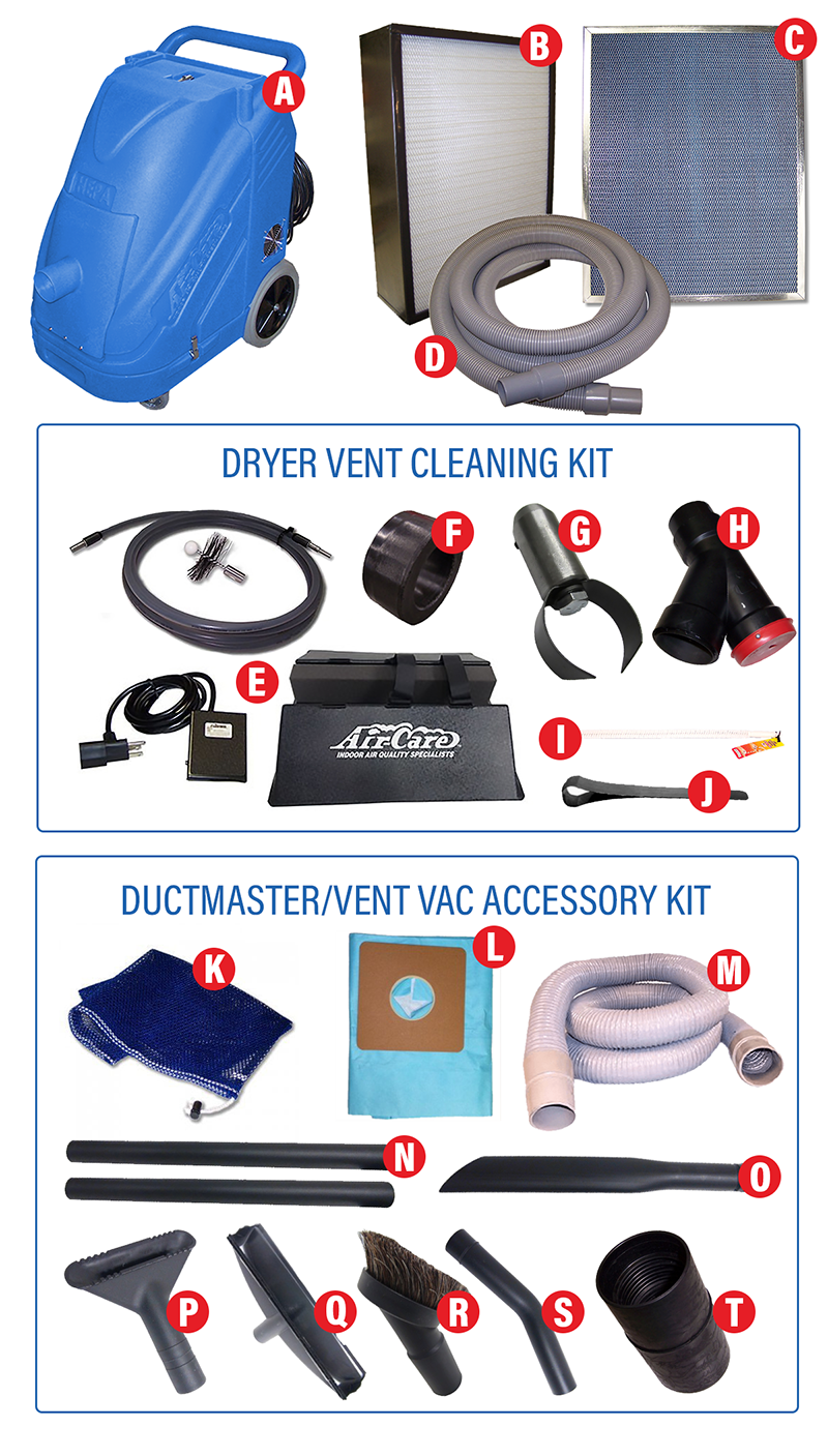 Dryer Vent Cleaning Kit, Fits Most Vacuum Cleaner Hoses